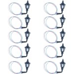 10pcs 3v 35mm mod�le sable table jardin applique lampe ext�rieure lattern appliques murales