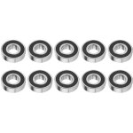 10pcs 6204 - 2rs roulements � billes, joint double face � grande vitesse roulement � billes rainure profonde ...