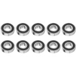 10pcs 6204 - 2rs roulements � billes, joint double face � grande vitesse roulement � billes rainure profonde ...