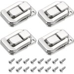 10pcs bascule pince verrouillage, 1, 57  x 1, 06  (lxw) fer moraillon serrure loquet fermoir pour bijoux ...