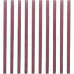 10pcs celaire de pon�age en aluminium pander de papier de verre de papier abrasif 533 x 9 mm (60 )