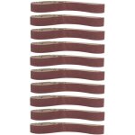 10pcs courteille de ponage, 10pcs alumine band abrasif grinding 1, 2x2. 1 pouces 30x533 mm sandintes ...