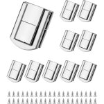 10pcs fermoir bo�te � bijoux en alliage galvanis� anti - rouille fermoir coffret installation facile ...