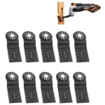 10pcs lames de scie oscillantes, coffret des accessoires d'outil multifonction oscillant, lame de scie ...