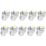 10pcs led t5 balnc ampoules led b8. 5 tableau de bord ampoules 1 - 5050 - smd pour voiture tableau de ...