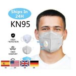 10pcs n95 valve mask 5 layer flu anti infection n95 protective masks ffp2 respirator pm2. 5 safety same ...