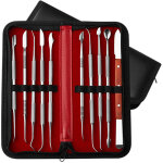 10pcs outils de sculpture � la cire � double extr�mit� en acier inoxydable pour sculpter la cire, l'argile ...