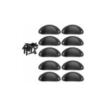 10pcs poignée de coquille vintage pour tiroir armoire meuble cuisine fer incurvé bouton de porte de placard ... 10pcs poignée de coquille vintage pour tiroir armoire meuble cuisine fer incurvé bouton de porte de placard ...