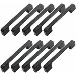 10pcs poigne meuble entraxe 160mm - poigne porte cuisine noire poignee barre meuble poignee de cuisine ...