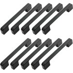 10pcs poign�e meuble entraxe 96mm - poign�e porte cuisine noire poignee barre meuble poignee de cuisine ...