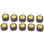 10pcs roues  feuillets abrasif meule de polissage disque de meule  lamelles en papier abrasif avec ...
