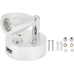 Tuserxln - 10v - 30v rv liseuse, spot led lampe de chevet 3000k blanc chaud lampe de lecture de bateau ... Tuserxln - 10v - 30v rv liseuse, spot led lampe de chevet 3000k blanc chaud lampe de lecture de bateau ...