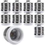 [jamais utilis] 10x adaptateur de douille - 10x convertisseur de douilles e40 vers e27 - adaptateur ...