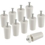 10x but�es de volet roulant 40mm blancs, protection des lamelles de fen�tres, arr�ts de rouleau avec ...