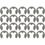 10x circlip externe bague de retenue en forme de e de s�ret� pour arbres en acier � ressorts din 6799 ...