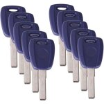 10x cl de transpondeur lame non coupe coque sip22 pour 500 ducato