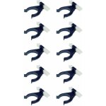 10x clip de plinthe avec base � queue de sapin en plastique noir � 34mm pied meuble cuisine salle de ...