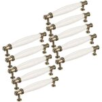 10x cuisine armoire porte poign�es, boutons de portes c�ramique poign�es de meubles, poign�e b�ton de ...