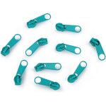 10x curseur n°3 non verrouillable pour fermeture éclair à glissière spirale zipper tirette métal idéal ... 10x curseur n°3 non verrouillable pour fermeture éclair à glissière spirale zipper tirette métal idéal ...