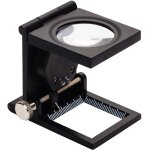 10x led loupe de table compte - fils en alliage de zinc et verre pliable avec 2led lumire chelle loupe ...