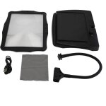 10x rechargeable loupe de lecture, lampe loupe sur pied eclairante de bureau lexible  col de cygne 50 ...