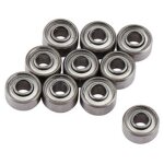 10x roulements  billes miniatures 693zz (3x8x4mm) - acier  roulement haute prcision - double protection ...