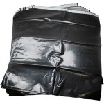 10x sacs compatible avec bosch gas 1200 l aspirateur - plastique, 9, 2cm x 7, 05cm noir - vhbw