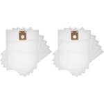 10x sacs compatible avec nilfisk gd 111, family de luxe, gd 2000, gd 1010 aspirateur - microfibre non ...