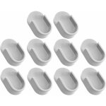 Cyclingcolors - 10x support de tringle ovale 30x15mm en plastique tube barre penderie dressing armoire ...