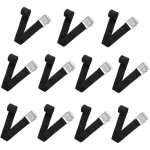 Csparkv - 11 pcs sangle d'arrimage 240cm sangle porte velo sangle de serrage sangle de fixation avec ...