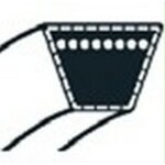 1134 - 9068 - 01 - courroie de coupe pour tondeuse autoport�e stiga 12, 7x1525mm la)