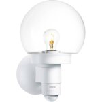 L 115 s 657413 applique ext�rieure avec d�tecteur de mouvement ampoule � �conomie d'�nergie, led e27 ...