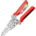12 en 1 foldable wire stripper avec fonction de mesure de l'�lectricit�, pinces d'�lectricien professionnel ...