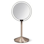 Simplehuman - miroirs cosm�tiques - miroir cosm�tique de voyage avec �clairage led, rose gold st3010