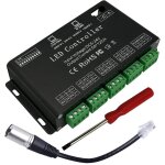 12 canaux d�codeur rgb led contr�leur 60a pwm dmx512 variateur pour bande et module lumi�re dc12v - 24v ...