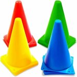 12 c�nes de signalisation, plots, c�nes de circulation, 23cm - solide