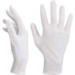 12 paires de gants blancs en coton doux gants de coton respirant gants de dames stoffhandschuhe pour ...