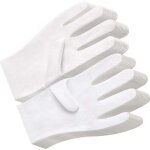 12 paires de gants en coton blanc pour l'ecz�ma et les mains s�ches - doublure respirante - gants d'examen ...