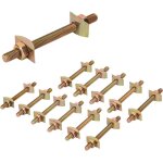 12 pcs 100mm raccord plan de travail - boulons de raccordement de meubles - vis assemblage meuble ? pour ...