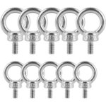 12 pcs anneau - m3 de levage en 304 acier inoxydable boulons � oeil piton � visser pour �quipements de ...