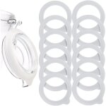 12 pcs joints de bocaux en silicone de remplacement joints en silicone Étanches à l'air anneaux d'étanchéité ... 12 pcs joints de bocaux en silicone de remplacement joints en silicone Étanches à l'air anneaux d'étanchéité ...