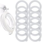 12 pcs joints de bocaux en silicone de remplacement joints en silicone Étanches à l'air anneaux d'étanchéité ... 12 pcs joints de bocaux en silicone de remplacement joints en silicone Étanches à l'air anneaux d'étanchéité ...