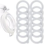 12 pcs joints de bocaux en silicone de remplacement joints en silicone �tanches � l'air anneaux d'�tanch�it� ...