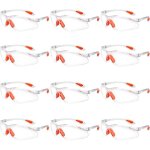 12 pcs lunettes de sécurité surlunettes de protection transparentes avec verres en plastique pont - de ... 12 pcs lunettes de sécurité surlunettes de protection transparentes avec verres en plastique pont - de ...