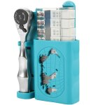 12 pcs / set bits  cls  tamis  cliquet, bits de conduite ensemble, en 1 pour le dispositif d'atelier ...