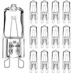 12 pièces ampoule halogène de four g9 40w 230v, ampoule g9 dimmable blanc chaud 2800k, ampoule four 300 ... 12 pièces ampoule halogène de four g9 40w 230v, ampoule g9 dimmable blanc chaud 2800k, ampoule four 300 ...