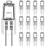 12 pi�ces ampoule halog�ne g4 12v 20w 470lm, ampoule dimmable 2700k blanc chaud, g4 halog�ne pour hotte, ...