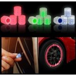 12 pi�ces bouchons de valve de pneu voiture, universel capuchons tige valve pneu, bouchon de valve fluorescent ...