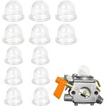 12 pi�ces carburateur amorce pompe ampoule 19 mm et 22 mm poire pompe amorcage accessoires de carburateur ...