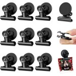 12 pi�ces clips magn�tiques, pince aimant�e frigo, magnetic clip, aimants tableau magn�tique, clips magn�tique ...